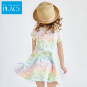 A类品，小仙女范，The Children's Place 女童 蝴蝶印花甜美连衣裙