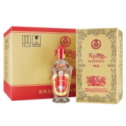 京东PLUS会员：五粮液 52度浓香型白酒 精品500ml*6 赠三个手提袋