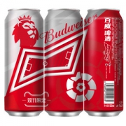 百威 英超定制限量罐啤酒 550ml*15听