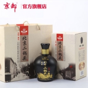 京都 黑坛二锅头43度 500ml*2瓶 礼盒装