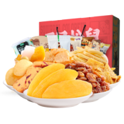 限北京：三只松鼠 巨型零食果干7袋 676g *2件 29.94元