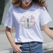 宽松牛油果绿t恤女新款ins超火