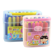 西瓜太郎 儿童美术绘画涂鸦水彩笔 24色/盒 6.8元包邮（需用券）