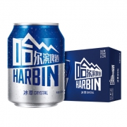 限地区：哈尔滨 啤酒mini can冰萃小嗨啤255ml*24听*2件