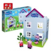 BanBao 邦宝 小猪佩奇新品 猪爷爷的阁楼9317（80颗粒4公仔）