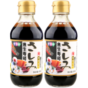伊例家 鱼生寿司三文鱼特级酱油200ML*2瓶 券后14.9元包邮
