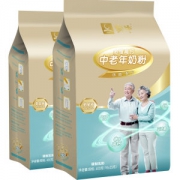 天猫超市 蒙牛 铂金 无蔗糖 中老年高钙配方奶粉 400g*2袋