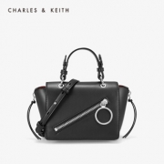 CHARLES＆KEITH CK2-50780917 拉链手提包 *2件 568元包邮（合284元/件）