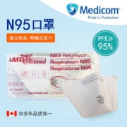 20点开始： Medicom麦迪康一次性口罩N95鸭嘴式口罩 独立包装