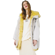 MOUSSY 028BAE30-5300 女款大毛领棉服 399元