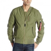中亚Prime会员、限尺码： ALPHA INDUSTRIES 阿尔法工业 MA-1 男士飞行员夹克