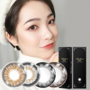 网红同款非离子日抛美瞳4片