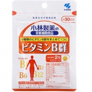 KOBAYASHI 小林制药 维生素B族群片 60粒/包 *3件 100.88元包邮（双重优惠）