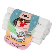 新笙记 儿童4层大码纯棉吸汗巾*3条装 8.9元包邮（需用券）