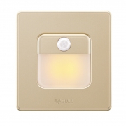 BULL 公牛 G18D123(U6) 人体感应地脚灯 玫瑰金 77.1元