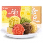 知味观 绿豆糕盒装 230g *2件