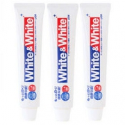 LION 狮王 White&White 美白 牙膏 150g 三支装 *2件