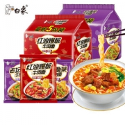 白象 红油爆椒/老坛酸菜牛肉面 100g*10包