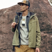 THE NORTH FACE 北面 46JL 4NX 抓绒三合一冲锋衣 低至908元