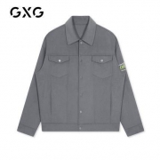 GXG GY106175G 男士羊毛混纺双面呢大衣