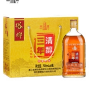 塔牌 三年清醇 正宗绍兴黄酒 12°半干型低糖 500ml*6瓶