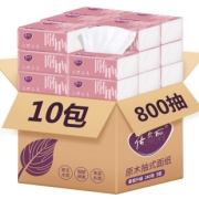 原木亲肤抽纸80抽*10包