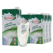 中粮直采 德国进口 Hochwald 脱脂牛奶 1L*12盒
