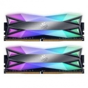 ADATA 威刚 XPG-龙耀D60G 32GB（16GB×2） DDR4 3200 RGB台式机内存条