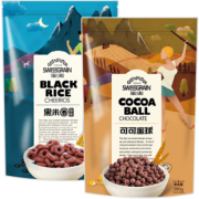 瑞谷粒 即食早餐可可球麦片组合装380克*2袋 券后34.6元包邮