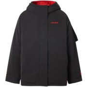 Meters bonwe 美特斯邦威 633295Q 女士连帽加厚过膝羽绒服 249.9元（下单立减）