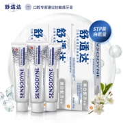 SENSODYNE 舒适达 美白抗敏感 牙膏 120g 3支装 *3件