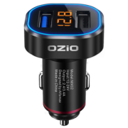奥舒尔 车载充电器 一拖二 QC3.0 送数据线  券后10元
