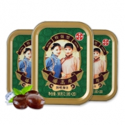 潘高寿 薄荷润喉糖 铁盒装 56g*3盒 19.8元包邮（需用券）