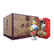 凤香正宗 国花瓷西凤酒10年整箱500ml*6 凤香型白酒