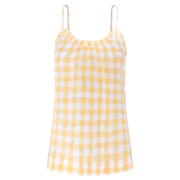 限尺码：oysho 31080147306 格纹V领家居服吊带 59元