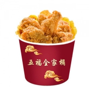 夏星 炸鸡五福全家桶 5种口味共4.2斤