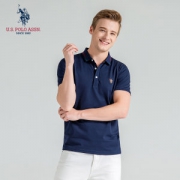 U.S POLO ASSN 经典美式 时尚彩标polo衫