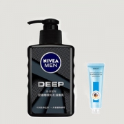 妮维雅 男士深黑DEEP控油保湿 洗面奶 100g 送30g护手霜