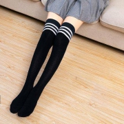 浪莎 LF10155 女士日系过膝袜 2双