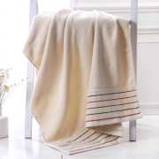 KINGSHORE 金号 素色提缎全棉浴巾 140*72cm*368g 29.95元（需用券）