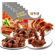 京东PLUS会员：煌上煌 鸭脖 鸭锁 骨鸭翅 鸭掌 组合 5盒装 1160g