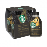 星巴克 黑咖啡饮料 270ml*4瓶