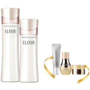 38女神节预售： ELIXIR 怡丽丝尔 优悦活颜水乳套装 滋润/丰润款可选（赠 泡沫肌底液90g+活颜防护精华乳5ml） 550元（需用券，70元定金）