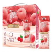 限地区：蒙牛 真果粒牛奶 白桃树莓口味 240g×12包（礼盒装）*2件