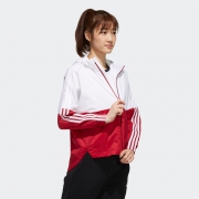 21日0点：adidas 阿迪达斯 EH3853 WB BLOCK 女装运动型格夹克外套