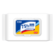 完美爱 75度酒精湿巾 80片 24.9元包邮