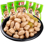 有友 玩味 泡椒花生 独立小包装休闲下酒菜500g *2件