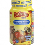 88VIP：lilcritters 丽贵 小熊糖 儿童复合维生素vd补锌vc软糖70粒 *2件 99.25元包邮（合49.63元/件）