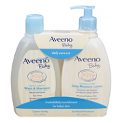 小编同款：Aveeno 艾维诺 婴儿润肤乳354ml+洗沐354ml