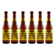 BUZZ 蜂狂 精酿啤酒 蜂蜜小麦艾尔小麦白啤 330ml* 6瓶 49元包邮（需用券）